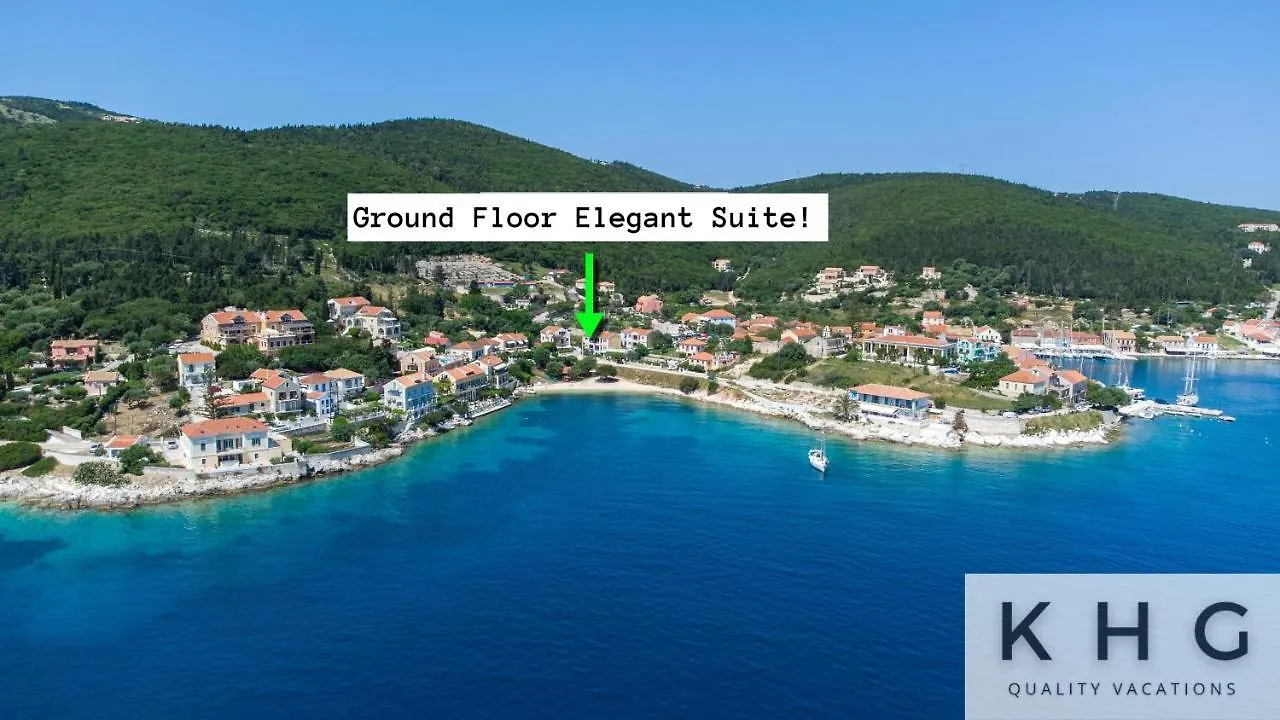 Apartment Seaside Ground Floor Elegant Suite In Fiskardo! 20 Steps From Zavalata Beach! Greece