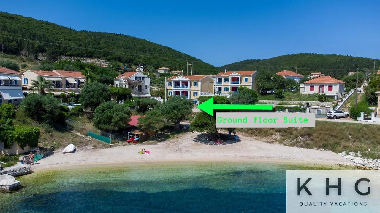 Seaside Ground Floor Elegant Suite In Fiskardo! 20 Steps From Zavalata Beach! 0*, Fiskardo Greece